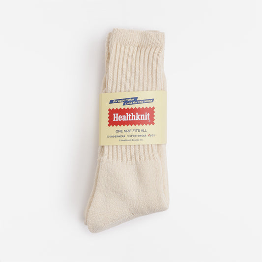 Healthknit 3 Pack Socks, Off White, Detail Shot 1