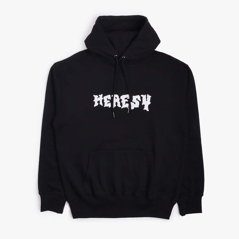 Heresy Crypt Pullover Hoodie, Black, Detail Shot 4