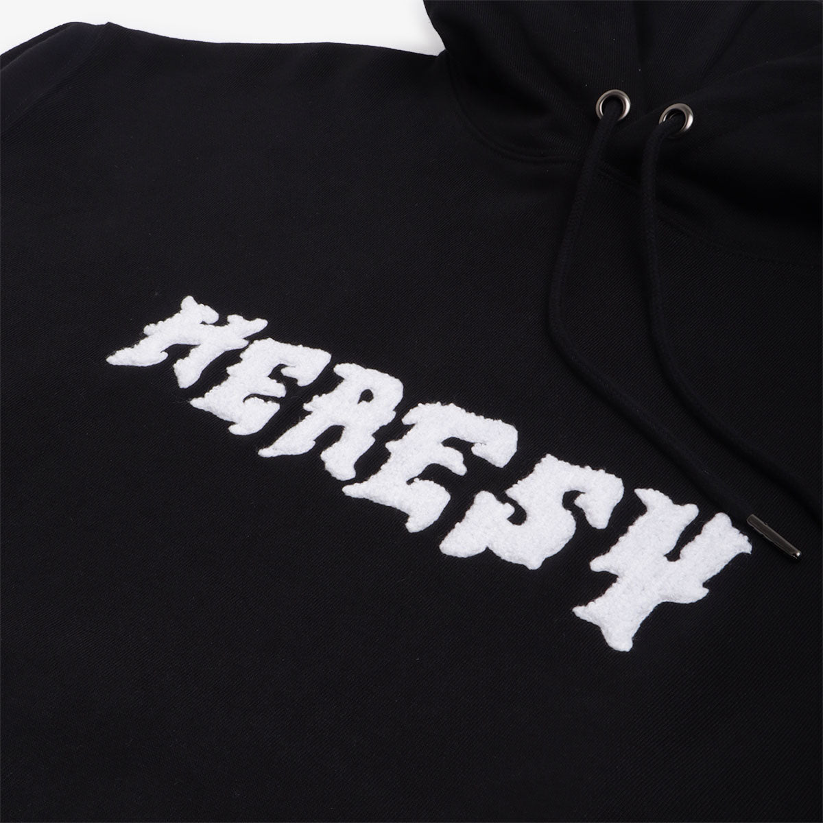 Heresy Crypt Pullover Hoodie, Black, Detail Shot 5