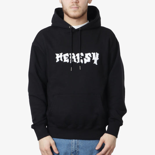 Heresy Crypt Pullover Hoodie, Black, Detail Shot 1