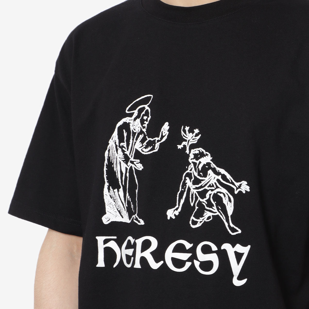 Heresy Demons Out T-Shirt, Black, Detail Shot 2