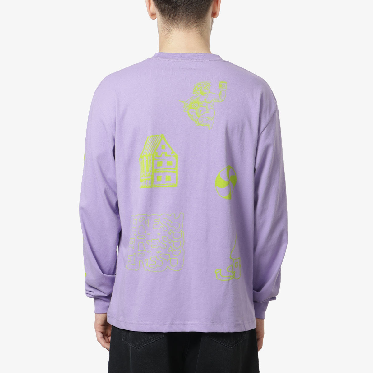 Heresy Em Blem T-Shirt, Lavender, Detail Shot 3