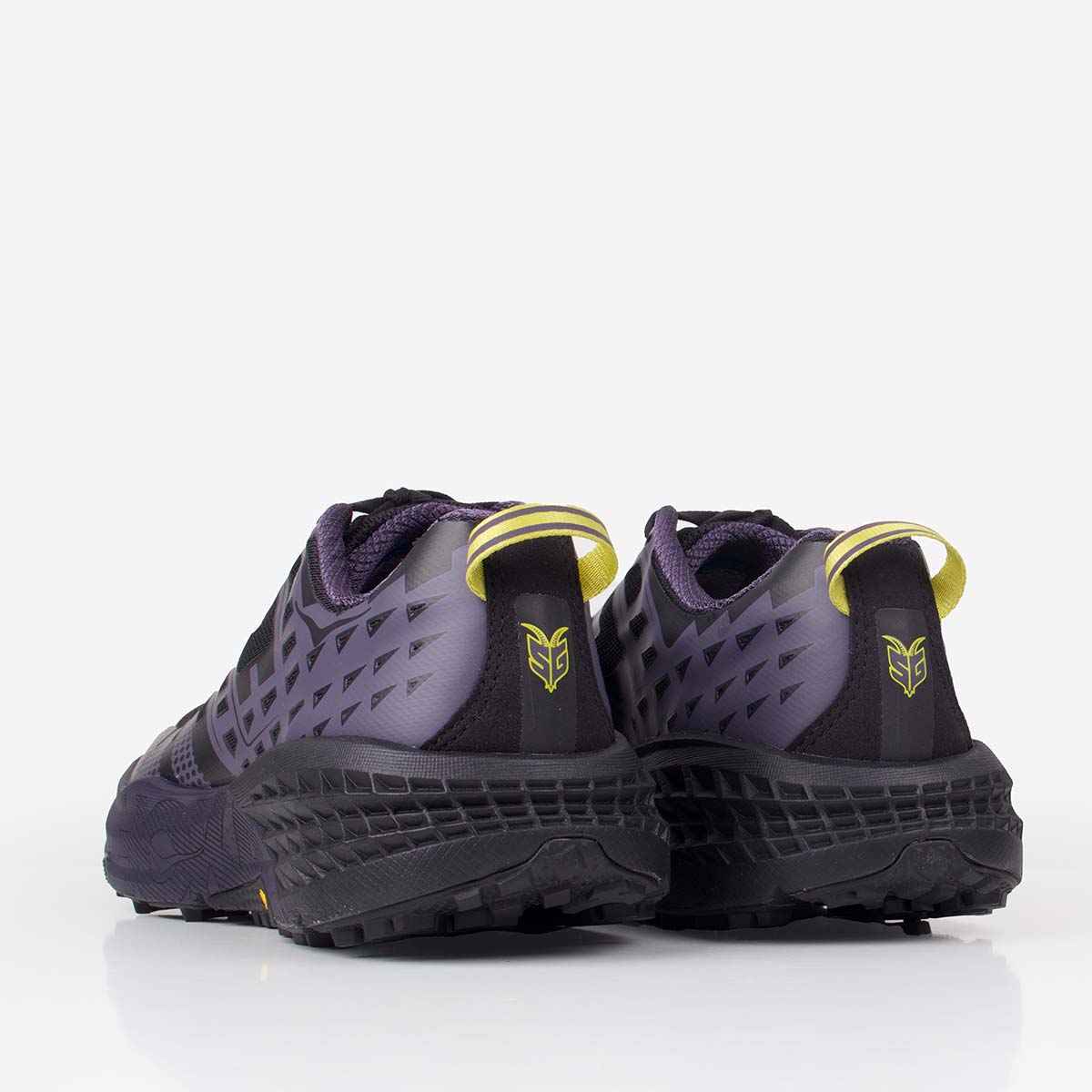 main HOKA Speedgoat 2 Shoes, Black Squid Ink, Detail Shot 3