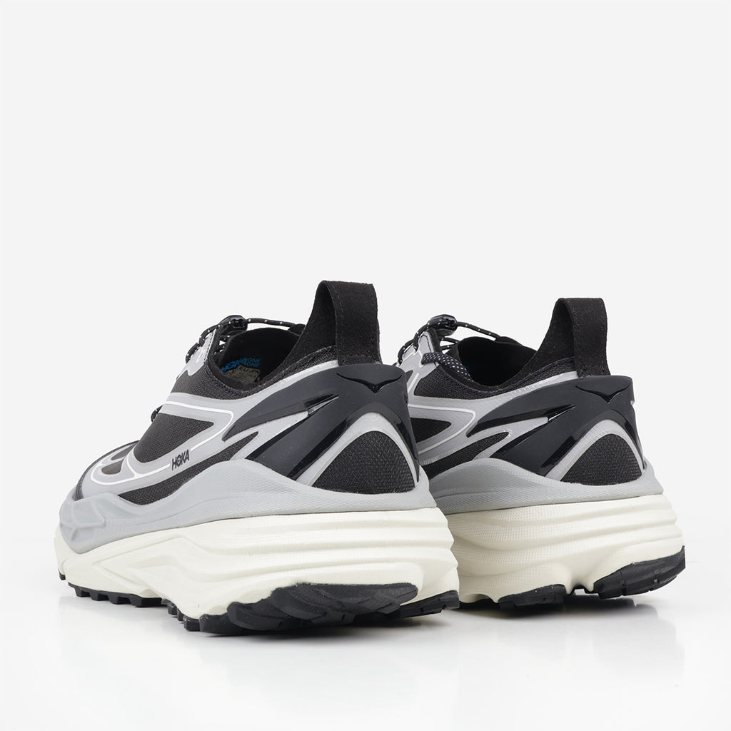 HOKA Stinson One7 Shoes, Stellar Grey Eggshell, Detail Shot 4