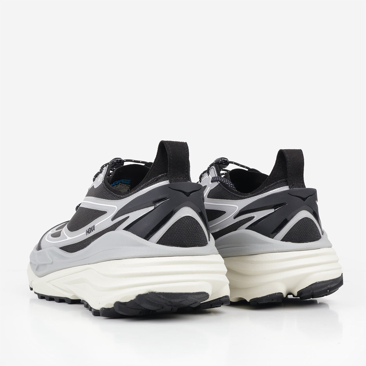 HOKA Stinson One7 Shoes, Stellar Grey Eggshell, Detail Shot 4