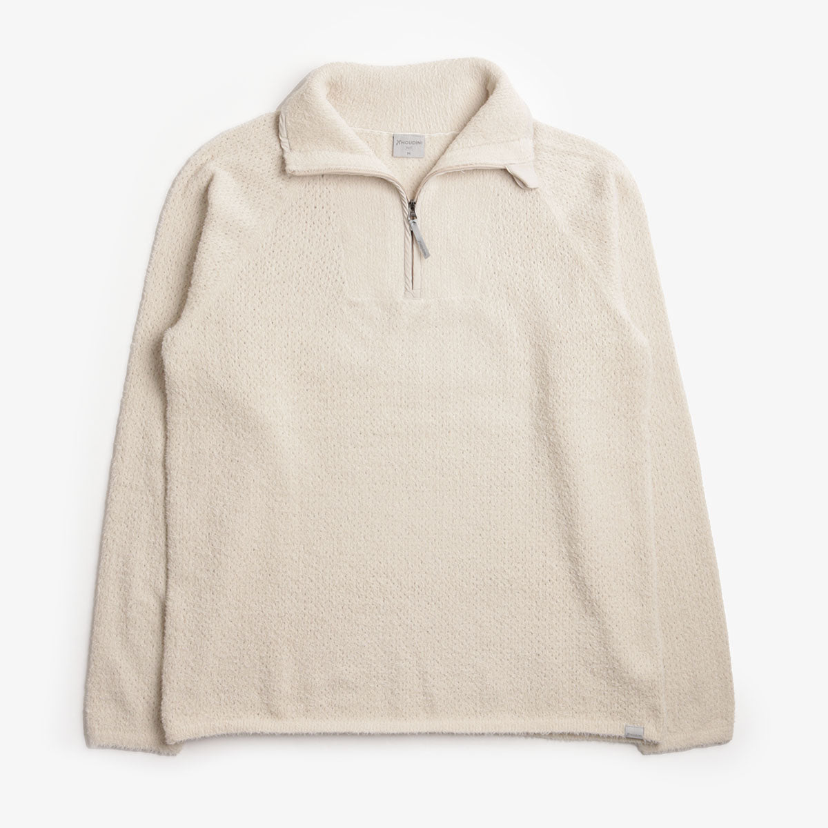 main Houdini Lykan Half Zip Fleece Jacket, Foggy Mountain, Detail Shot 2