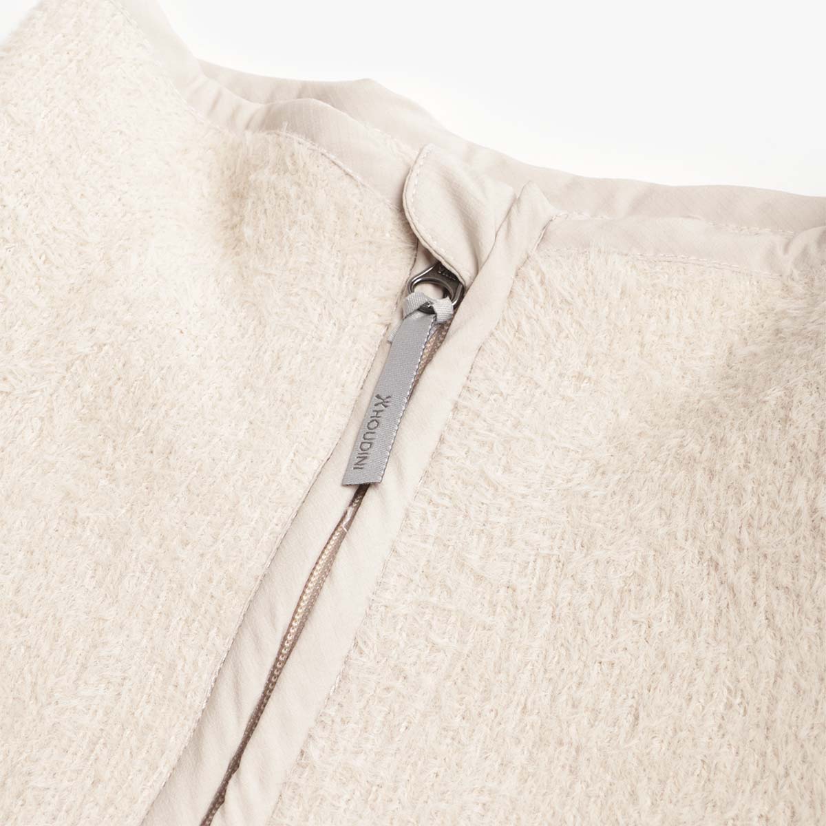 main Houdini Lykan Half Zip Fleece Jacket, Foggy Mountain, Detail Shot 6
