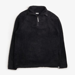 thumbnail Houdini Lykan Half Zip Fleece Jacket, True Black, Detail Shot 2
