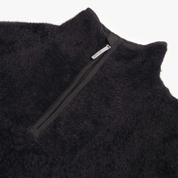 thumbnail Houdini Lykan Half Zip Fleece Jacket, True Black, Detail Shot 5