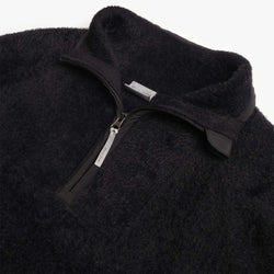 thumbnail Houdini Lykan Half Zip Fleece Jacket, True Black, Detail Shot 6