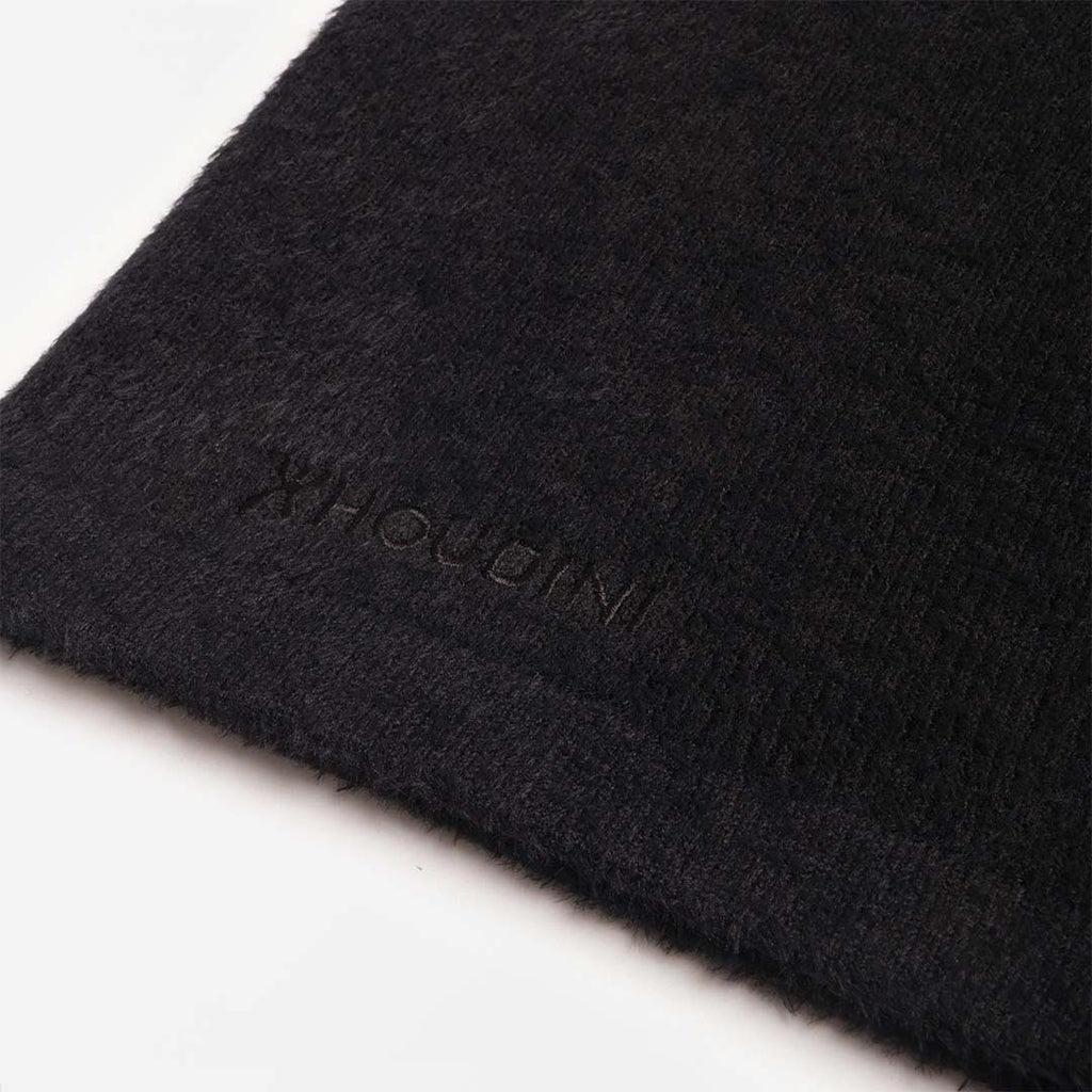 Houdini Lykan Neck Gaiter, True Black, Detail Shot 2