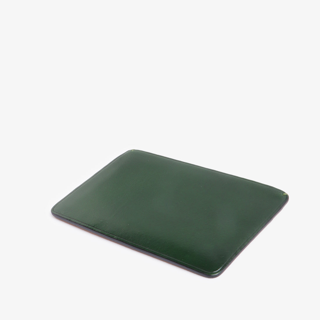 Il Bussetto Card Holder, Forest Green, Detail Shot 1