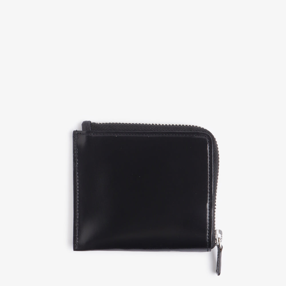 Il Bussetto Small Zippy Wallet, Black, Detail Shot 1