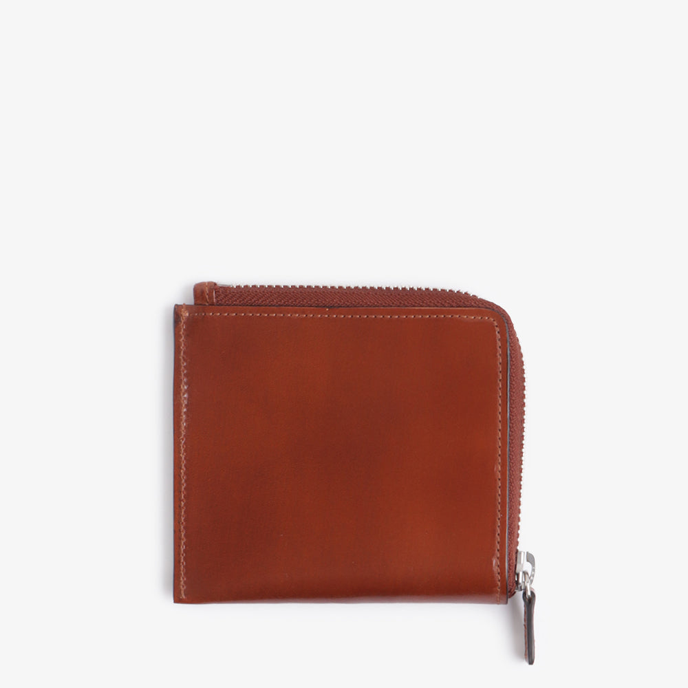 Il Bussetto Small Zippy Wallet, Light Brown, Detail Shot 1