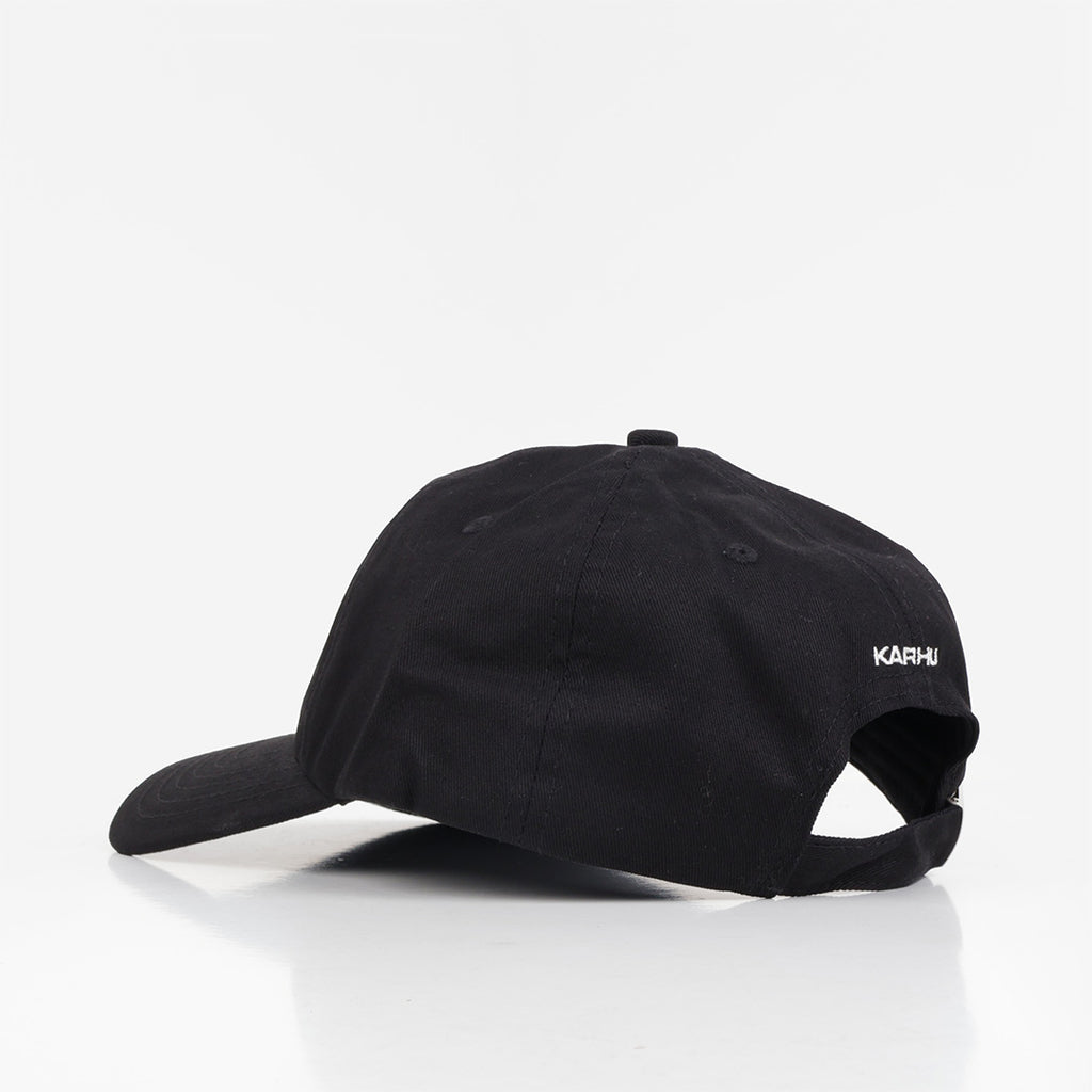 Karhu Classic Logo Cap, Jet Black Light Grey, Detail Shot 3