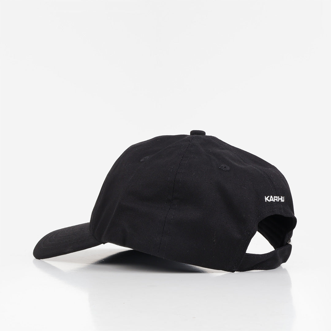 Karhu Classic Logo Cap, Jet Black Light Grey, Detail Shot 3