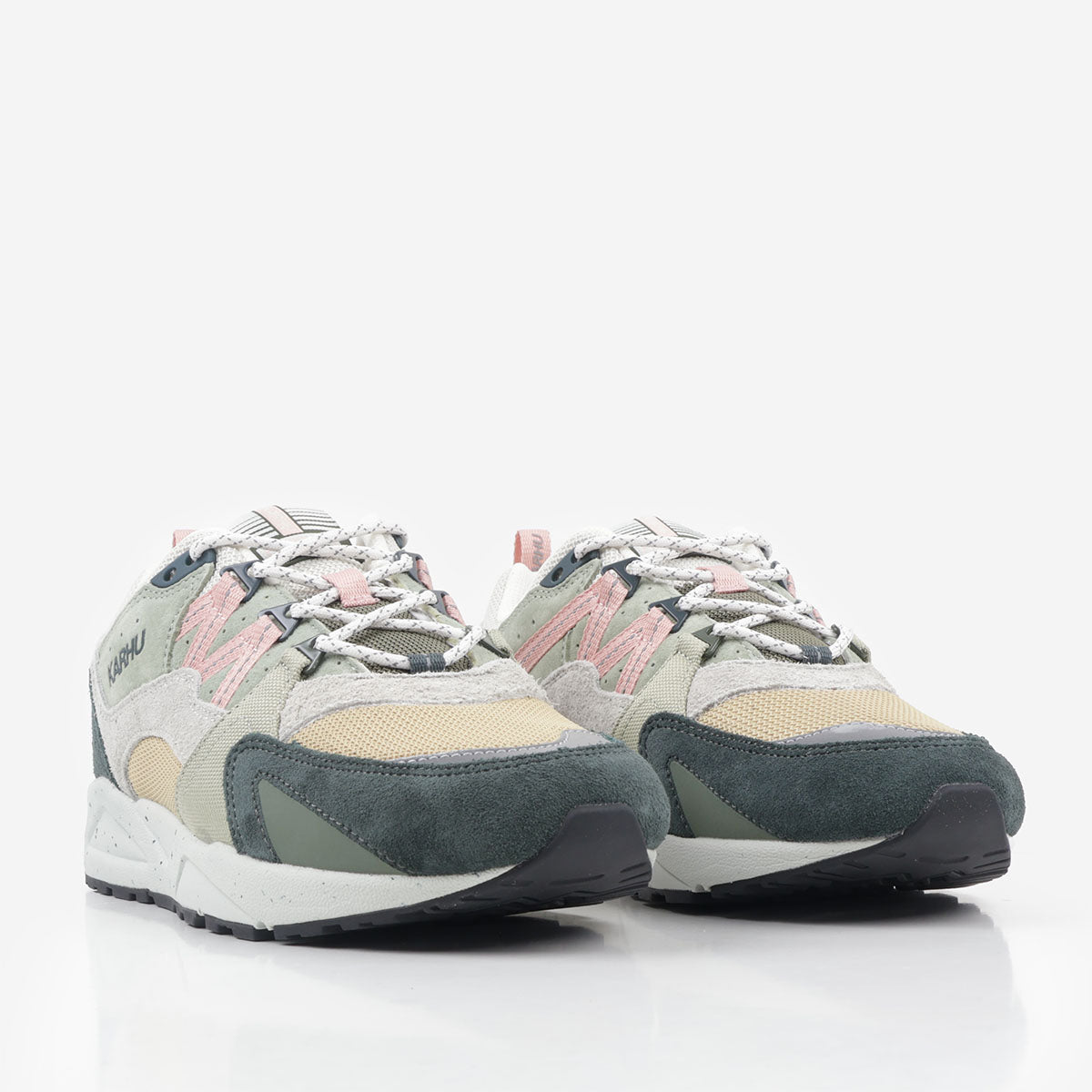 main Karhu Fusion 2.0 Shoes, Darkest Spruce Cameo Rose, Detail Shot 3