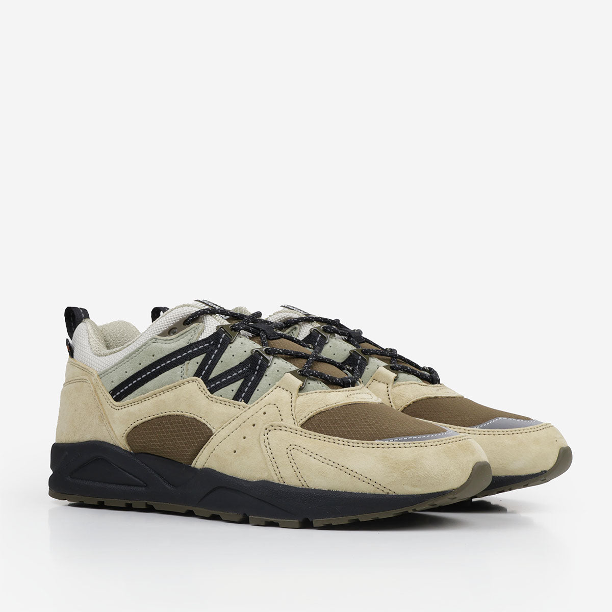 main Karhu Fusion 2.0 Shoes, Pale Olive Green Jet Black, Detail Shot 3