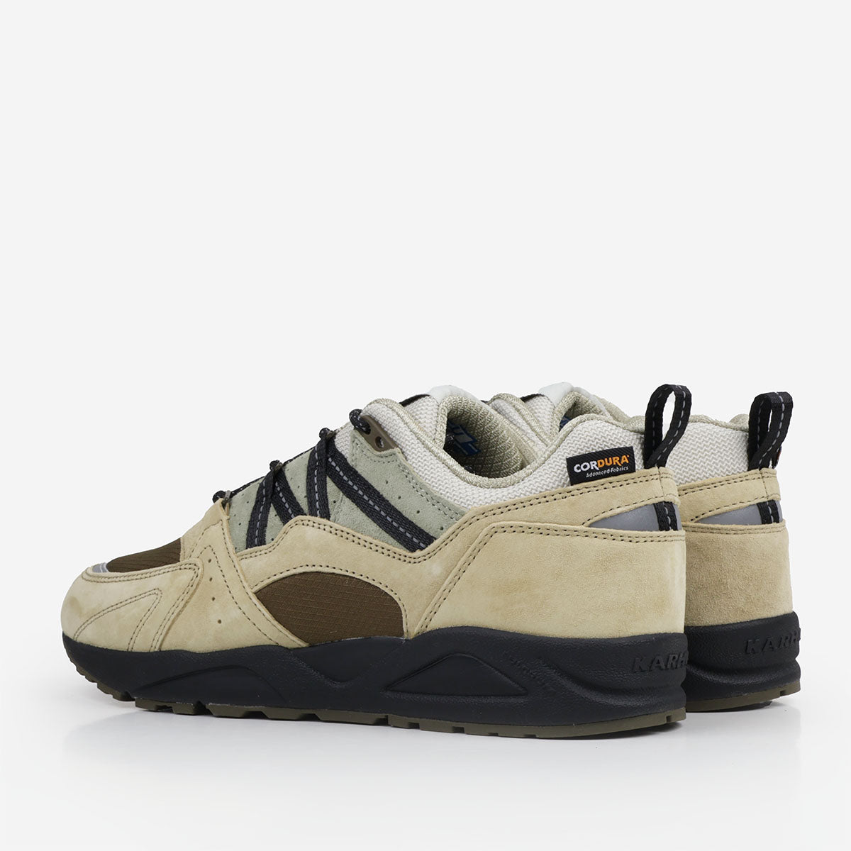 main Karhu Fusion 2.0 Shoes, Pale Olive Green Jet Black, Detail Shot 4