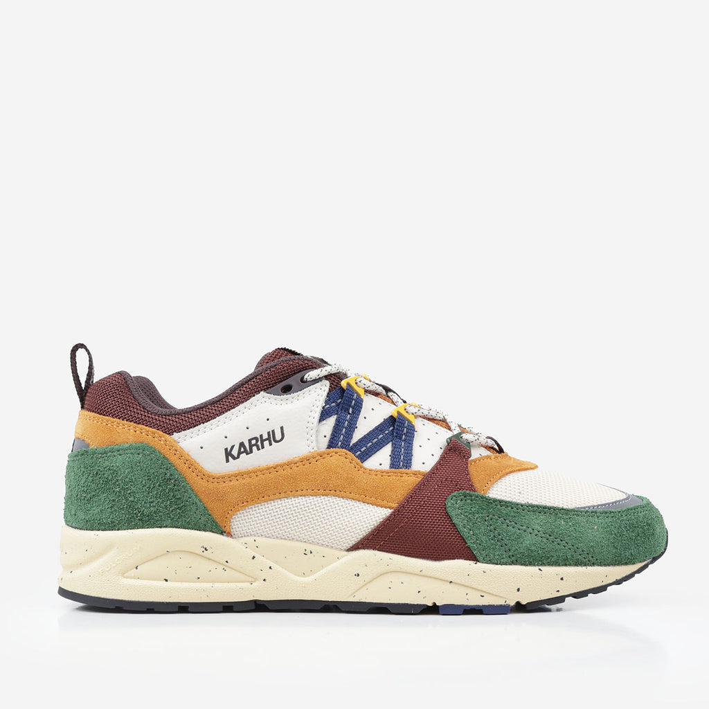 Karhu Fusion 2.0 Shoes, Douglas Fir Navy Peony, Detail Shot 1