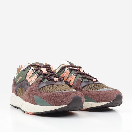 Karhu Fusion 2.0 in Brown, angled pair view