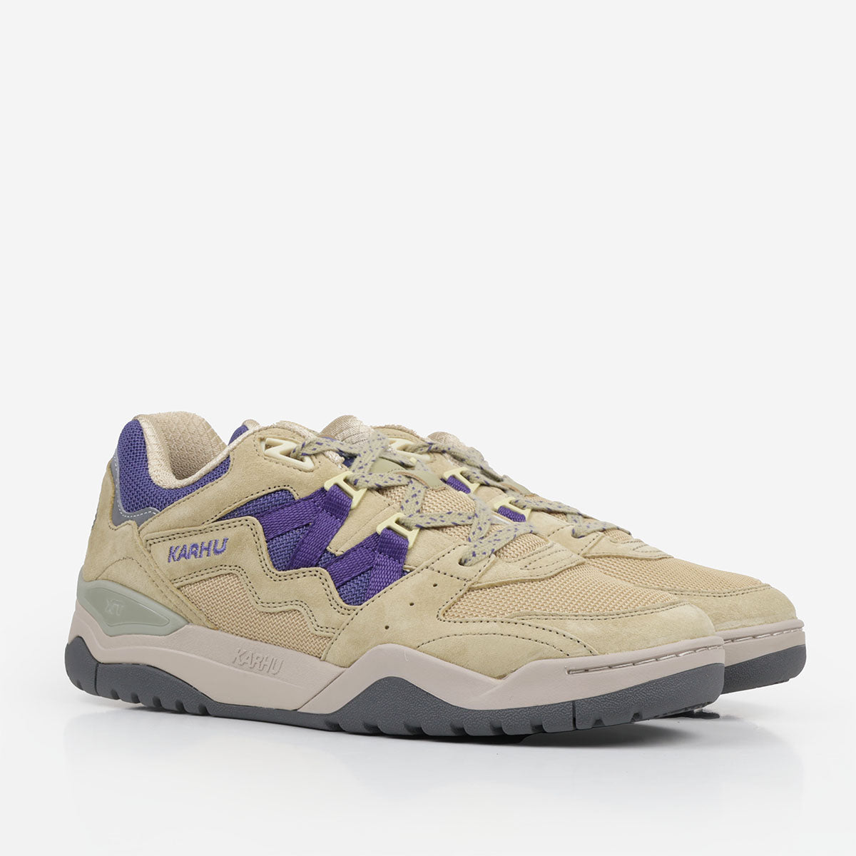 main Karhu Fusion XT Shoes, Pale Olive Green Skipper Blue, Detail Shot 3