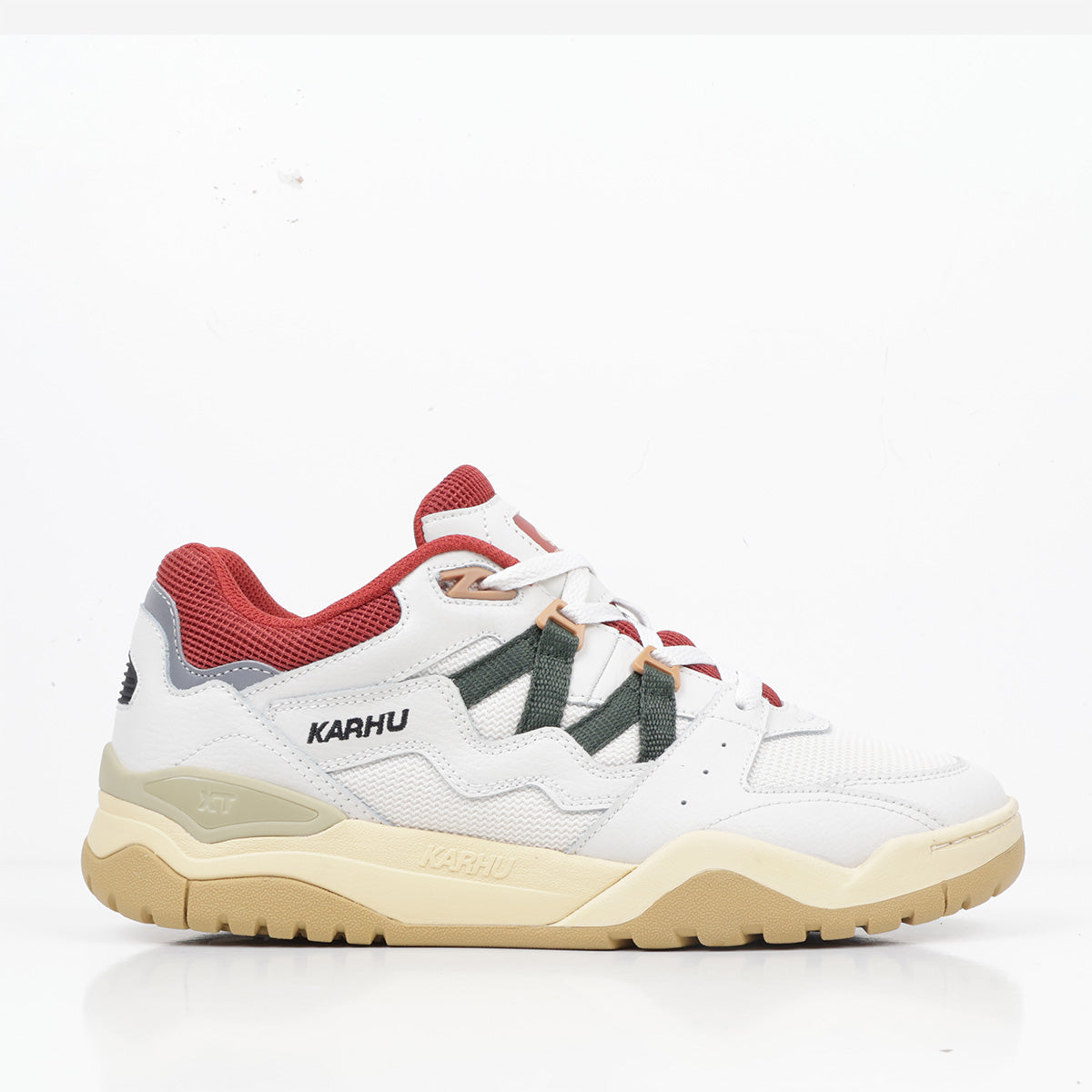 Karhu Fusion XT Shoes, Blanc de Blanc Pineneedle, Detail Shot 1