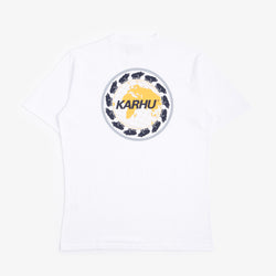 thumbnail Karhu Worldwide T-Shirt, White, India Ink, Detail Shot 1