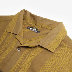 thumbnail Kavu Castaway Shirt, Kelp Dobby, Detail Shot 3