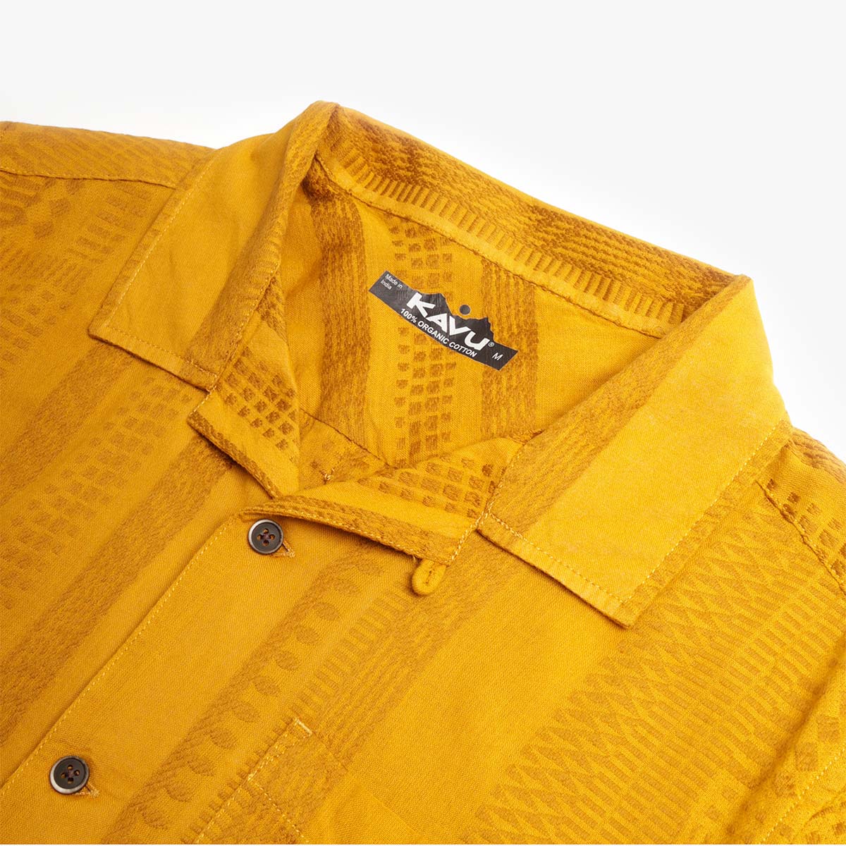 Kavu Castaway Shirt, Wood Dobby, Detail Shot 3