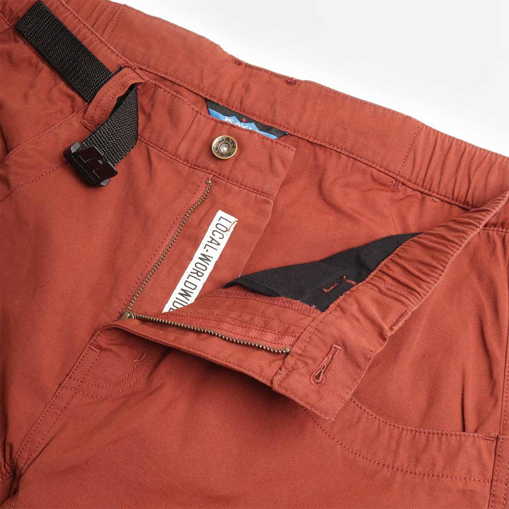 Kavu Chilli Lite Shorts, Cherry Mahogany, Detail Shot 4