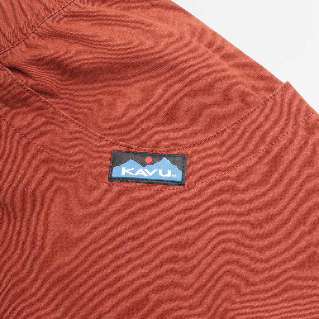 Kavu Chilli Lite Shorts, Cherry Mahogany, Detail Shot 5