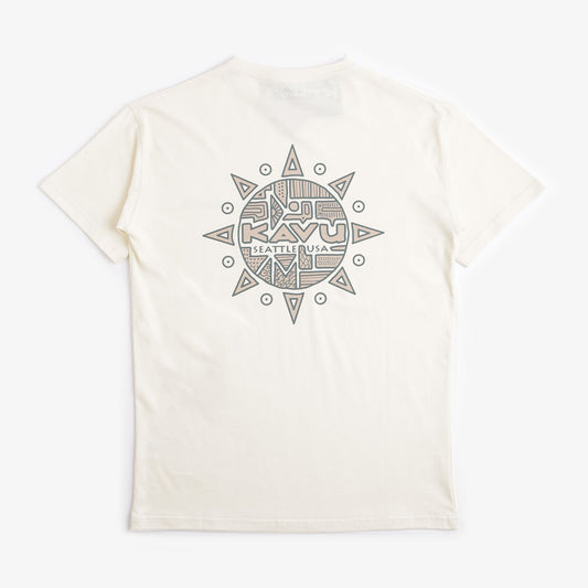Kavu Compass T-Shirt, Off White, Detail Shot 1