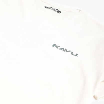 Kavu Compass T-Shirt, Off White, Detail Shot 4