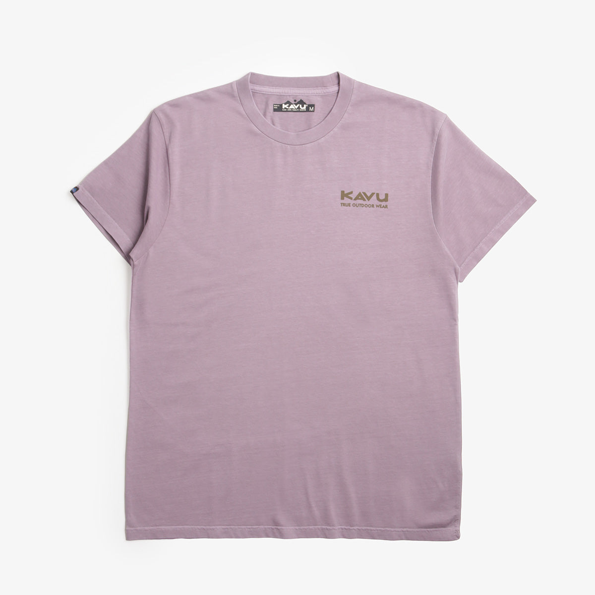 main Kavu Salmon T-Shirt, Dusted Grape, Detail Shot 1