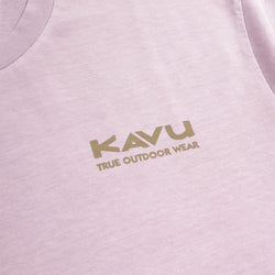 thumbnail Kavu Salmon T-Shirt, Dusted Grape, Detail Shot 2