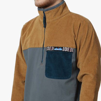 Kavu Throwshirt Flex Pullover Jacket, Bend Blend, Detail Shot 2