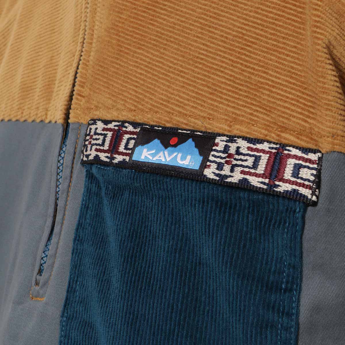 Kavu Throwshirt Flex Pullover Jacket, Bend Blend, Detail Shot 3