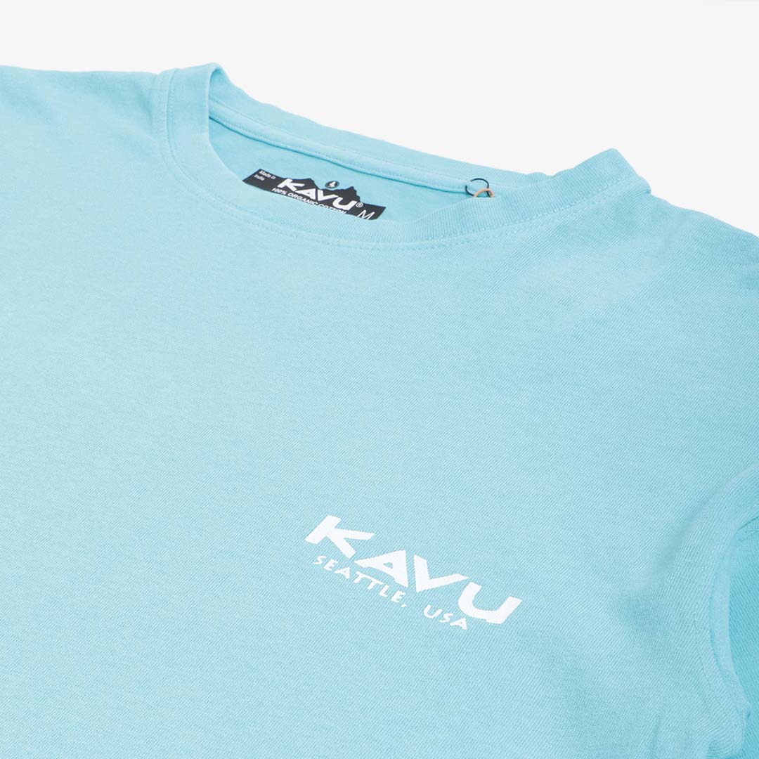 Kavu True T-Shirt, Seafoam, Detail Shot 4