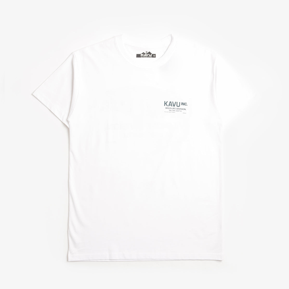 Kavu Wild Life T-Shirt, Off White, Detail Shot 1