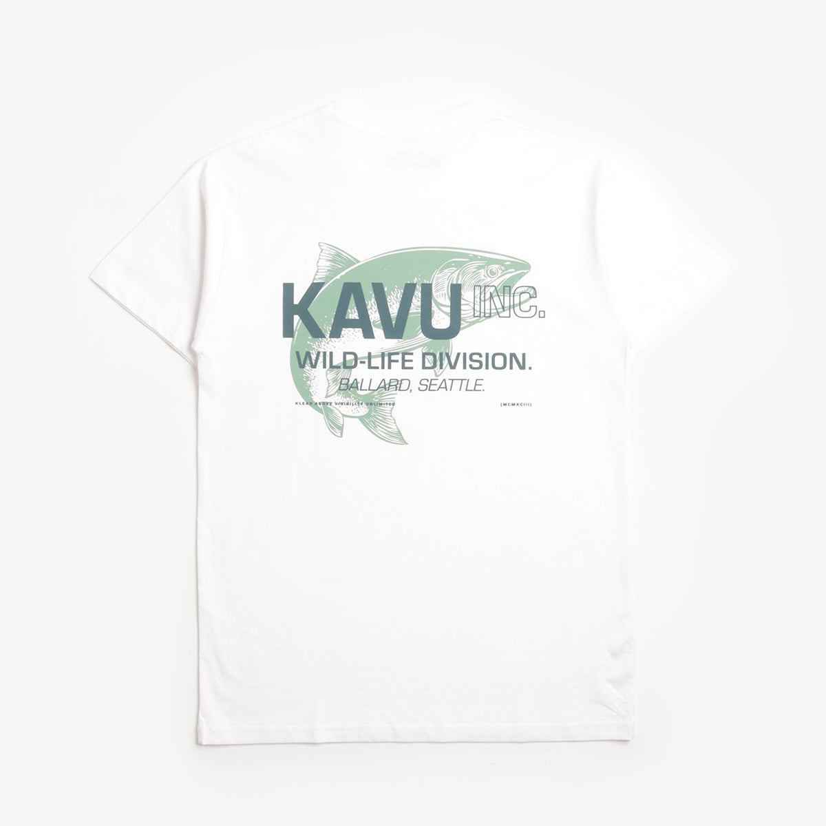 main Kavu Wild Life T-Shirt, Off White, Detail Shot 2