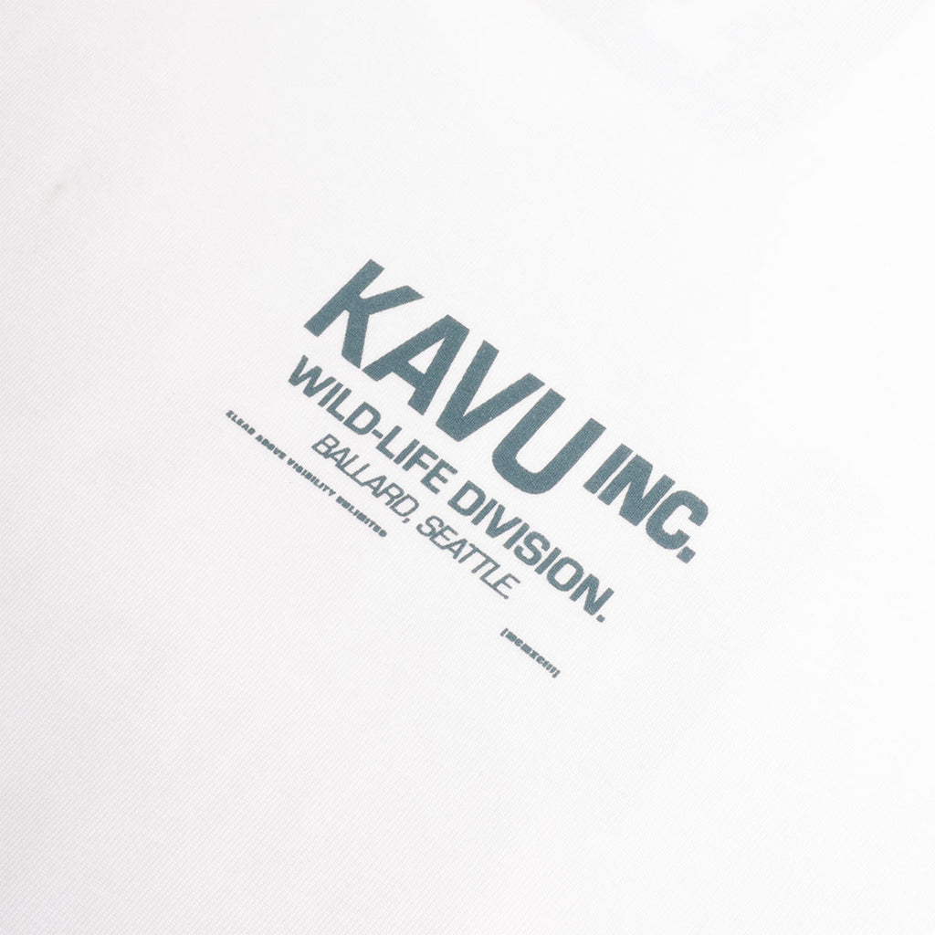 Kavu Wild Life T-Shirt, Off White, Detail Shot 3