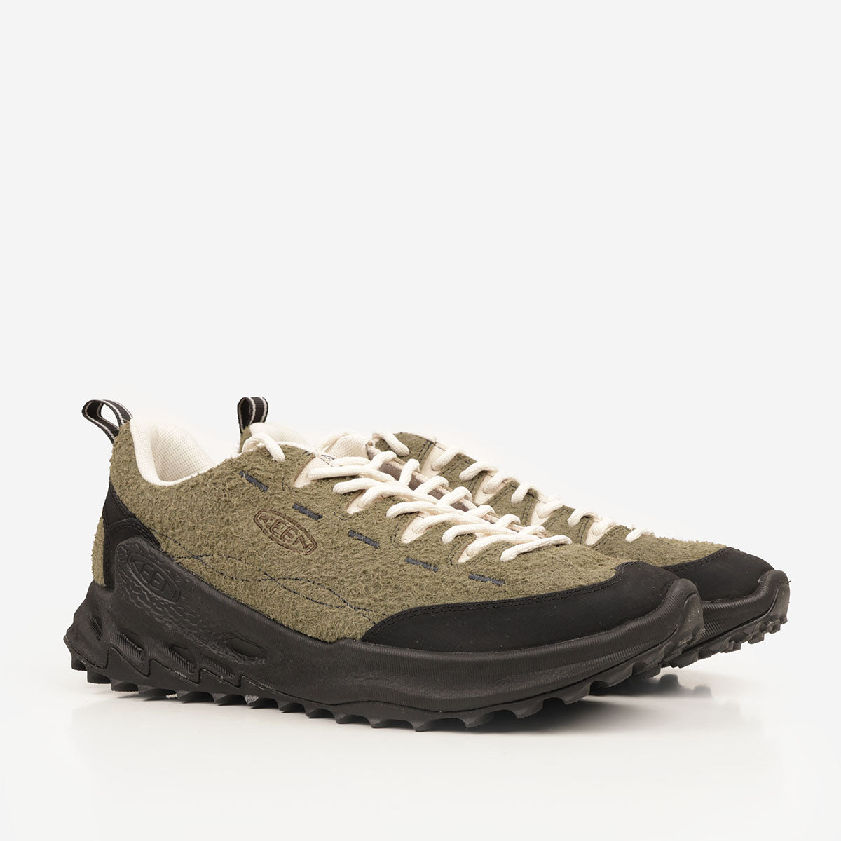 main Keen Jasper Zionic Shoes, Dark Olive Birch, Detail Shot 3