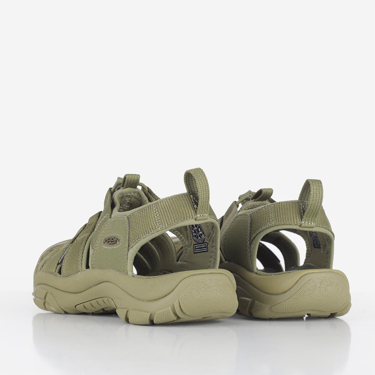 Keen Newport H2 Sandals, Monochrome Olive Drab, Detail Shot 3