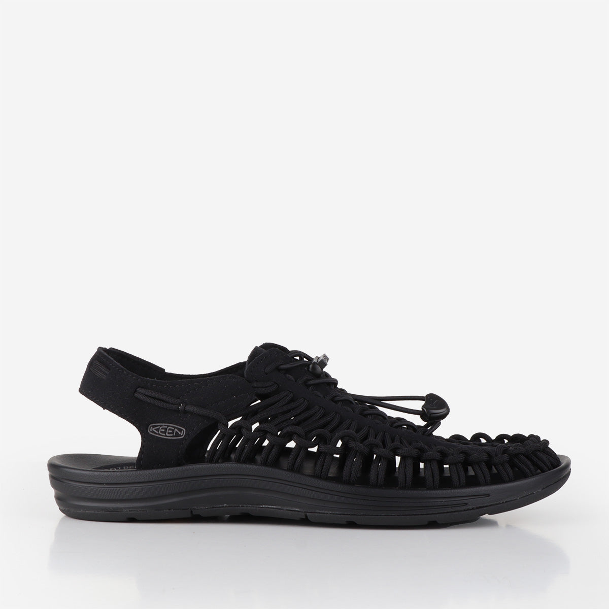 Keen Uneek Shoes, Black, Black, Detail Shot 1