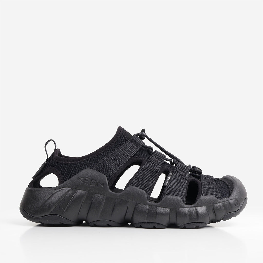 Keen x Snow Peak Hyperport H2 Shoes, SP Triple Black, Detail Shot 1