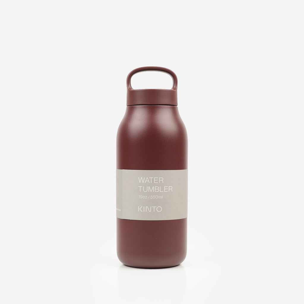 Kinto Water Tumbler 550ml, Maroon, Detail Shot 1