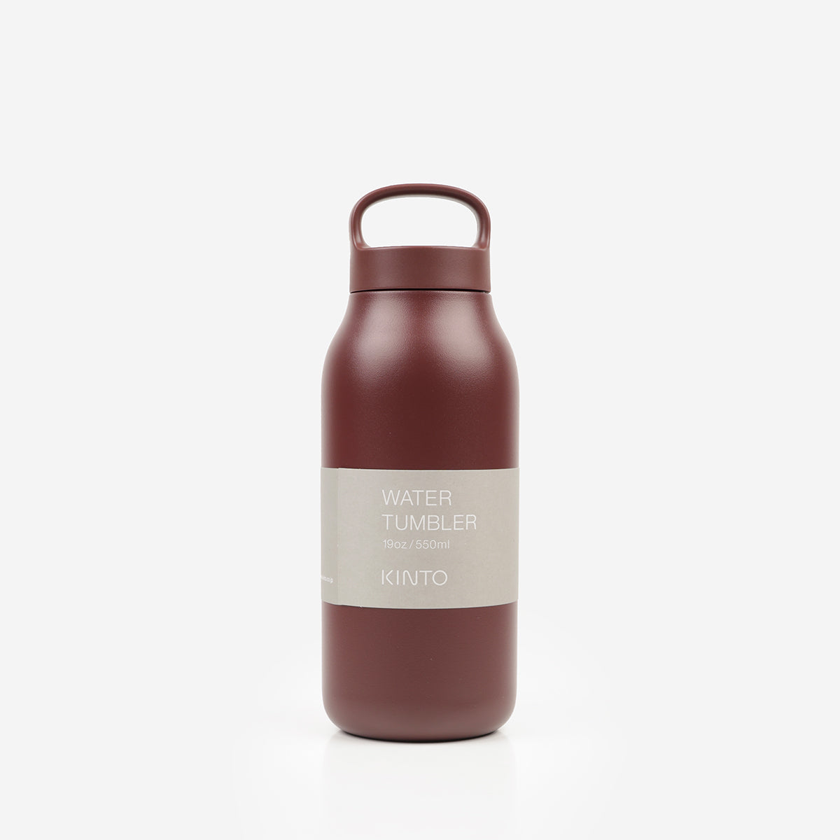 Kinto Water Tumbler 550ml, Maroon, Detail Shot 1