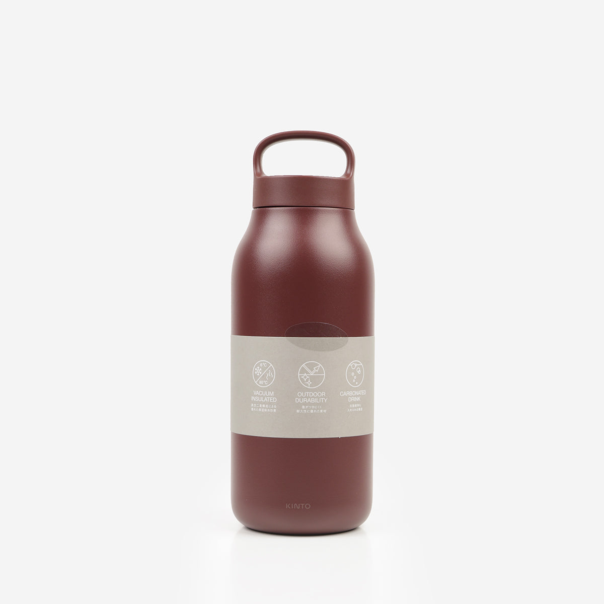 Kinto Water Tumbler 550ml, Maroon, Detail Shot 2