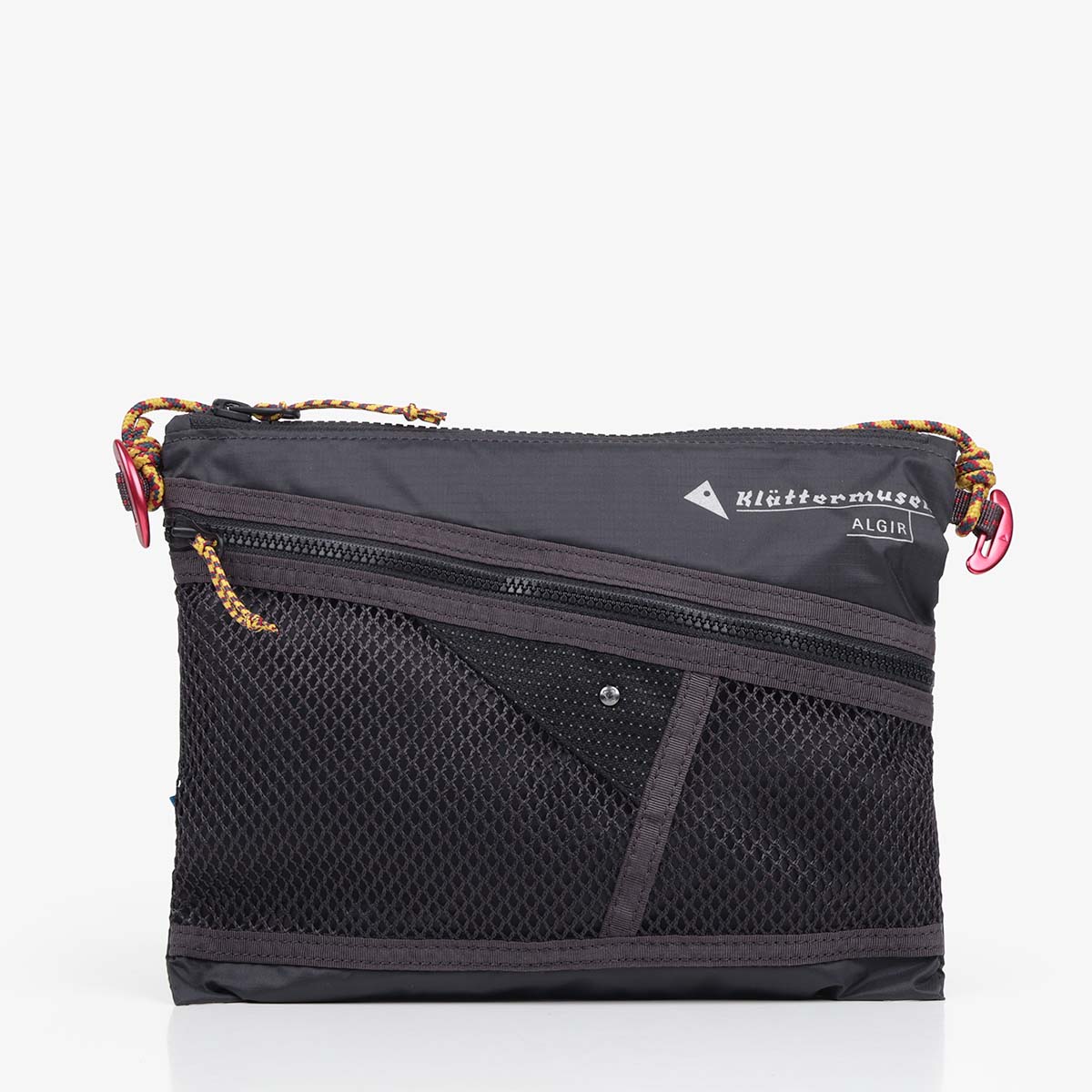 Klattermusen Algir Accessory Bag Medium in Black, front view